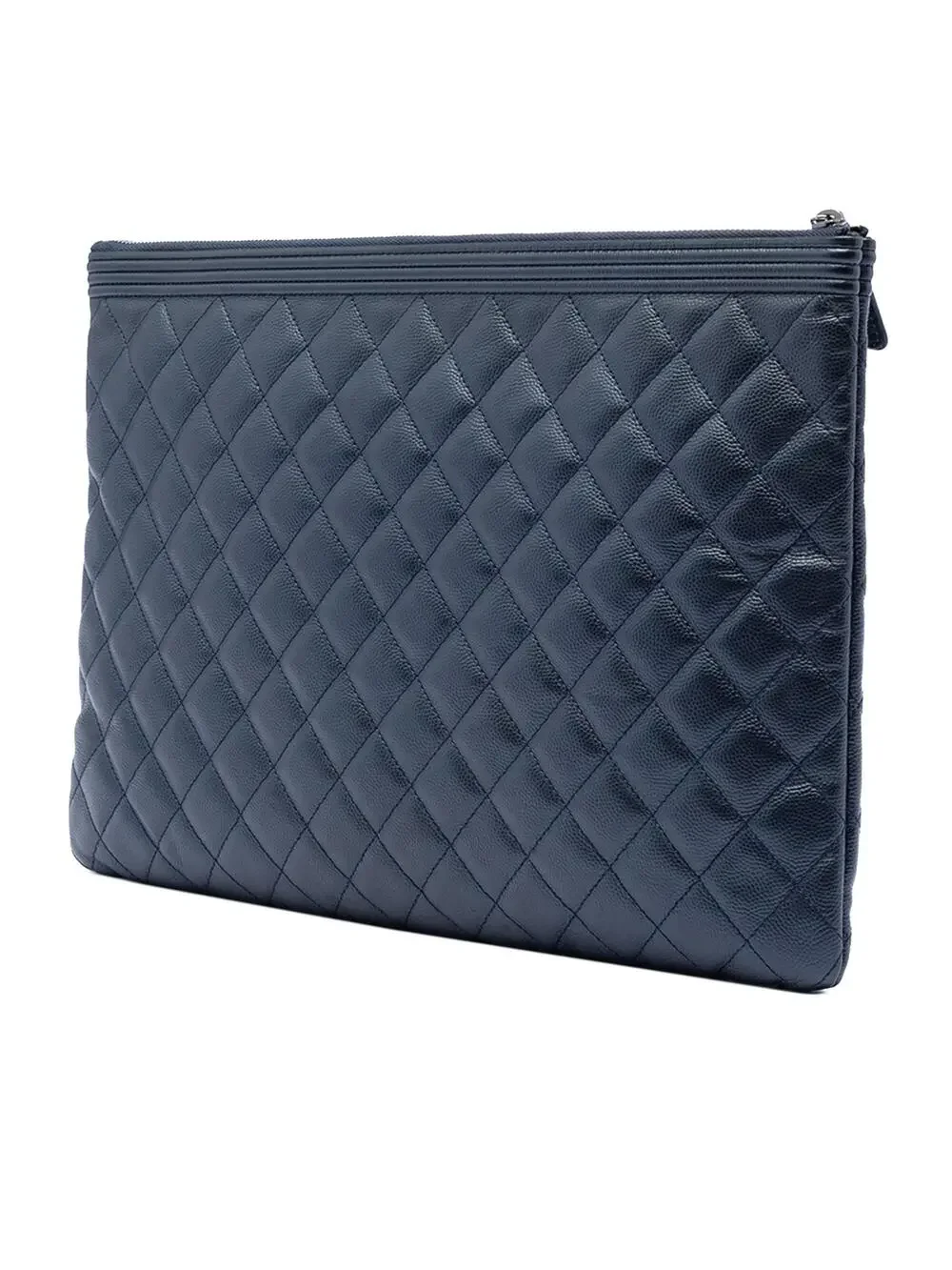 Chanel Large Quilted Caviar Boy O Case #300428C84B